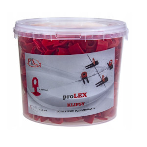 Klips 7-15 Wiadro 400szt/czerwony